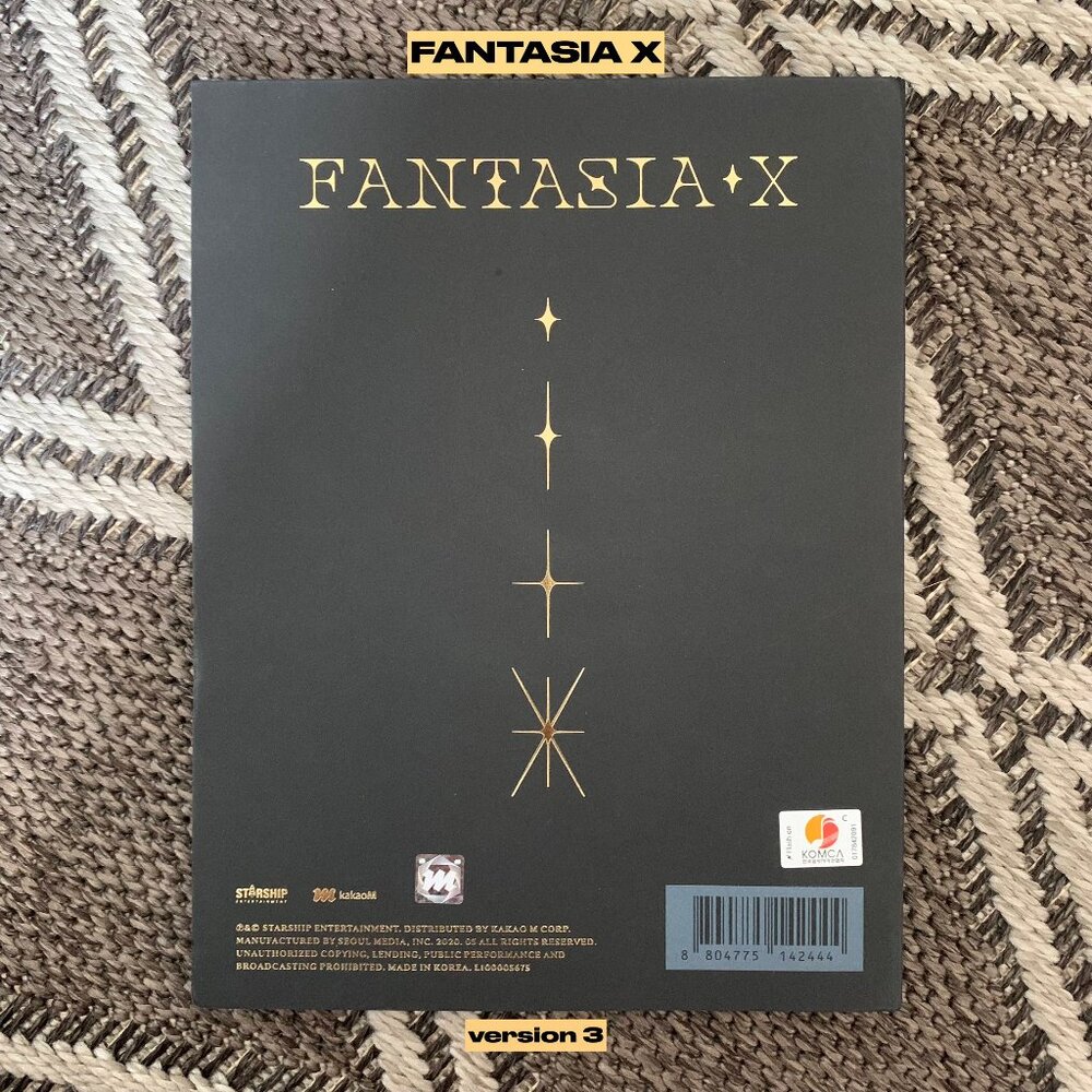 MONSTA X 'FANTASIA X' Album (Ver. 3)
